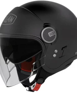 Casco Moto Mini-Jet Doppel Visier Visier Nolan N21 Classic Black Matt 010