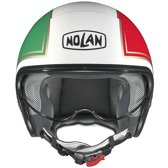 Casco Moto Mini-Jet Nolan N21 Tricolore 031 Weiß, Grün, Rot 2 Casco Moto Mini-Jet Nolan N21 Tricolore 031 Weiß, Grün, Rot – Bild 2