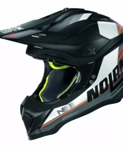 Cross Enduro Motorradhelm Nolan N53 KICKBACK 082 Matt Schwarz