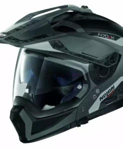 Crossover Motorradhelm Nolan N70.2 X TORPEDO N-Com 041 Lava Grey Opaco