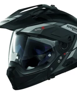 Crossover Motorradhelm ON-OFF NOLAN N70.2x Grandes Alpes N-Com 021 Matt Schwarz