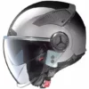 Demi Jet Motorrad-Sturzhelm Nolan N33 Alter Classic Chrome 006 Zerkratzt