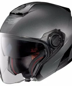 Doppel Visier Motorrad Helm Jet Nolan N-COM 009 N40.5 Spezielle Graphite