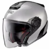 Doppel Visier Motorrad Helm Jet Nolan N-com N40.5 Sonder 011 Silber