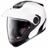 Helm Moto Modular Nolan Crossover N40.5 GT Klassische N-COM Gloss White