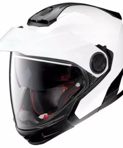 Helm Moto Modular Nolan Crossover N40.5 GT Klassische N-COM Gloss White