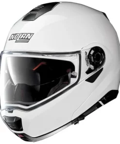 Helm Moto Modular Nolan N-Com Weiß N100.5 Sonder 015