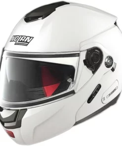 Helm Moto Modular Nolan N90.2 Spezielle N-COM Pure White