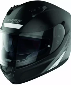 Integral Motorradhelm Nolan N60.6 STAPLE 040 Schwarz Matt Weiß