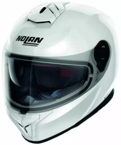 Integral Motorradhelm Nolan N80.8 CLASSIC N-Com 005 Weißmetall