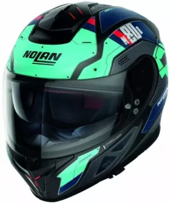 Integral Motorradhelm Nolan N80.8 STARSCREAM N-Com 037 Matt Blau