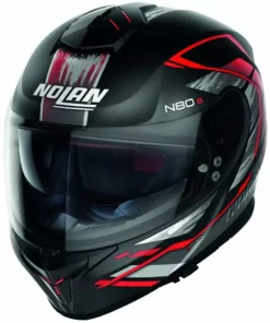 Integral Motorradhelm Nolan N80.8 THUNDERBOLT N-Com 027 Matt Rot