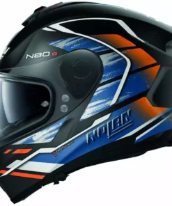 Integral Motorradhelm Nolan N80.8 THUNDERBOLT N-Com 030 Orange Blau Opak -Nolan Verkäufe integral motorradhelm nolan n80 8 thunderbolt n com 030 orange blau opak 133030