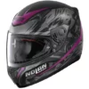 Integraler Motorradhelm Nolan N60.5 METROPOLIS 076 Matt Schwarz Lila