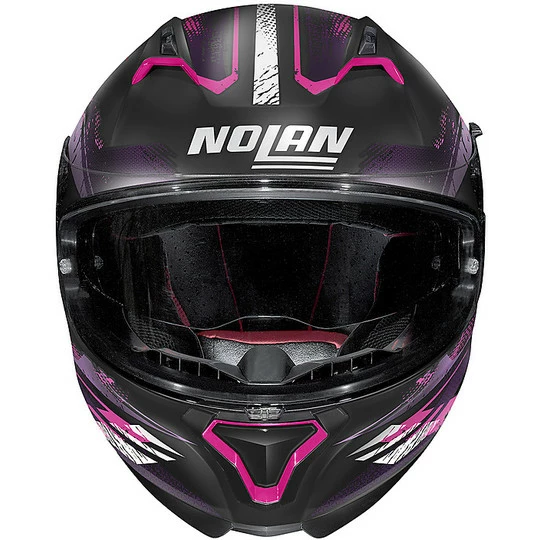 Integraler Motorradhelm Nolan N87 CARNIVAL N-Com 086 Schwarz Matt Pink 2 Integraler Motorradhelm Nolan N87 CARNIVAL N-Com 086 Schwarz Matt Pink – Bild 2