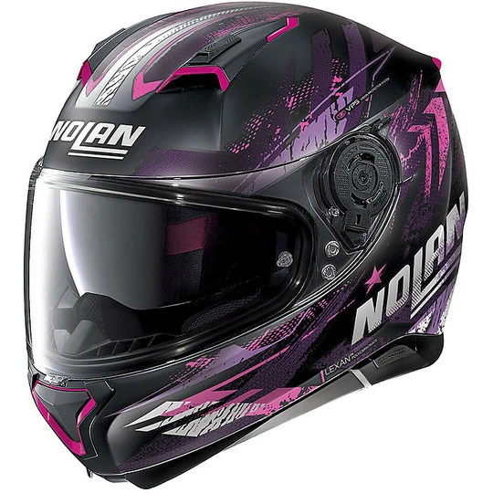 Integraler Motorradhelm Nolan N87 CARNIVAL N-Com 086 Schwarz Matt Pink 1 Integraler Motorradhelm Nolan N87 CARNIVAL N-Com 086 Schwarz Matt Pink