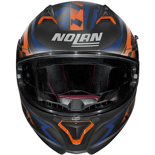 Integraler Motorradhelm Nolan N87 VENATOR N-Com 091 Schwarz Matt Blau 2 Integraler Motorradhelm Nolan N87 VENATOR N-Com 091 Schwarz Matt Blau – Bild 2