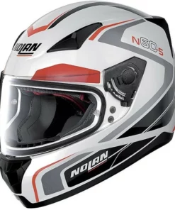 Integralhelm Nolan Moto N60.5 Praxis 019 White Metal