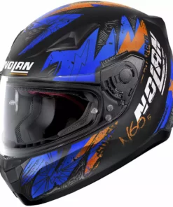 Integrierter Motorradhelm Nolan N60.5 BOUNTY 078 Matt Schwarz Blau