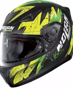 Integrierter Motorradhelm Nolan N60.5 BOUNTY 079 Matt Schwarz Gelb