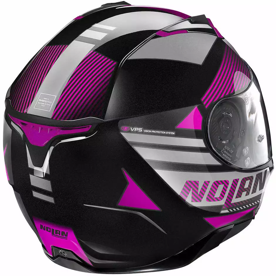 Integrierter Motorradhelm Nolan N87 JOLT N-Com 103 Schwarz Metall Pink 2 Integrierter Motorradhelm Nolan N87 JOLT N-Com 103 Schwarz Metall Pink – Bild 2