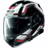 Modularer Motorradhelm Homologation P / J Nolan N100.5 UPWIND N-Com 061 Glossy Red