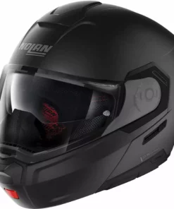 Modularer Motorradhelm P / J Homologation Nolan N90.3 KLASSISCH N-Com 010 Matt Schwarz