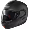 Modularer Motorradhelm P / J Homologation Nolan N90.3 SPEZIAL N-Com 009 Schwarzer Graphit