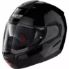 Modularer Motorradhelm P / J Homologation Nolan N90.3 SPEZIAL N-Com 012 Black Metal