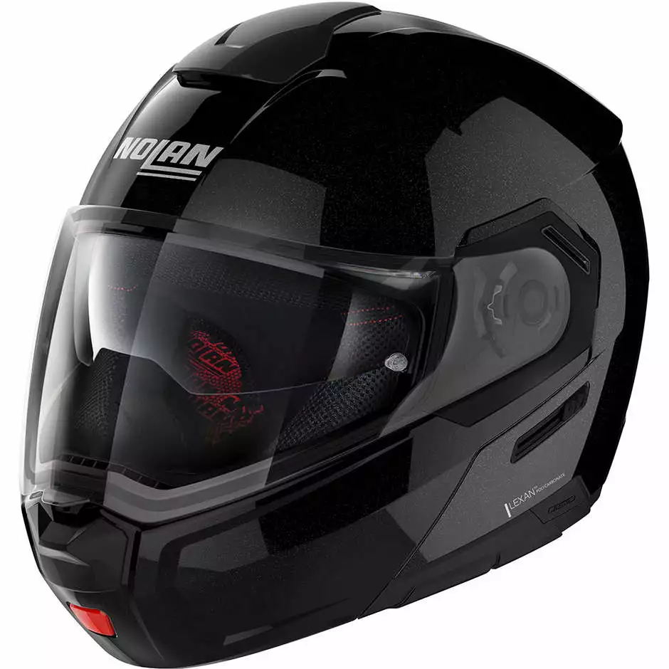Modularer Motorradhelm P / J Homologation Nolan N90.3 SPEZIAL N-Com 012 Black Metal 1 Modularer Motorradhelm P / J Homologation Nolan N90.3 SPEZIAL N-Com 012 Black Metal