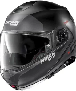 Modularer Motorradhelm P / J Nolan N100.5 Plus DISTINCTIVE N-Com 021 Mattschwarz