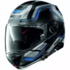 Modularer Motorradhelm P / J Nolan N100.5 UPWIND N-Com 060 Matt Blau Zulassung