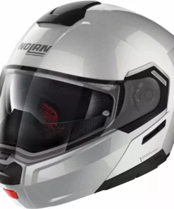 Modularer Motorradhelm P / J Nolan N90.3 SPEZIAL N-Com 011 Salz Silber Zulassung