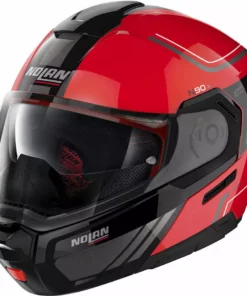 Modularer Motorradhelm P / J Nolan N90.3 VOYAGER N-Com 019 Corsa Red Zulassung