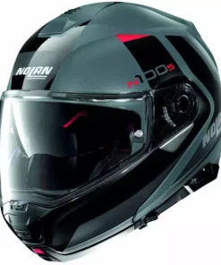 Modularer Motorradhelm P/J Zulassung Nolan N100.5 HILLTOP N-Com 064 Schiefergrau