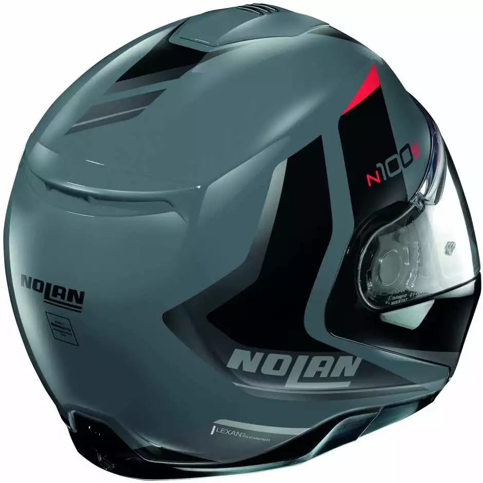 Modularer Motorradhelm P/J Zulassung Nolan N100.5 HILLTOP N-Com 064 Schiefergrau 2 Modularer Motorradhelm P/J Zulassung Nolan N100.5 HILLTOP N-Com 064 Schiefergrau – Bild 2