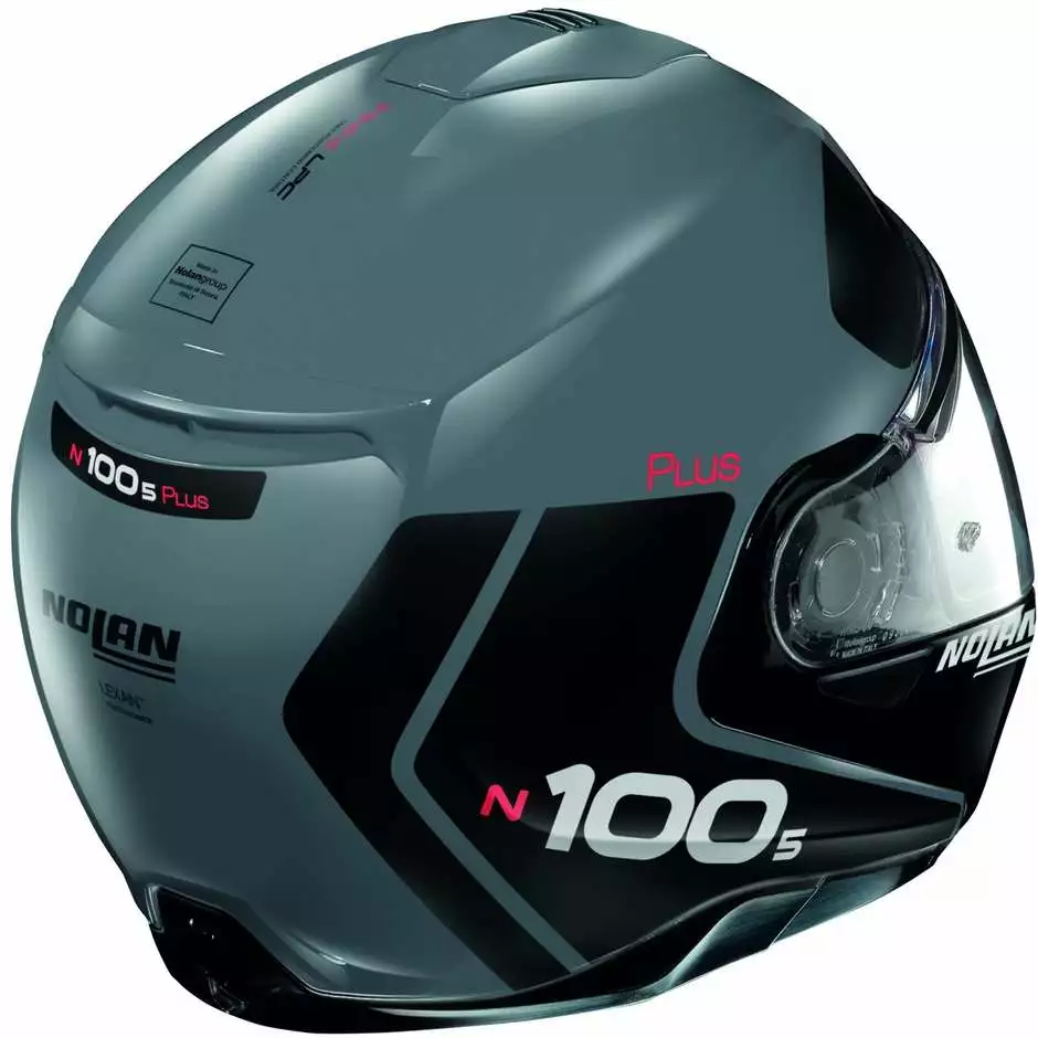 Modularer Motorradhelm P/J Zulassung Nolan N100.5 PLUS DISTINCTIVE 049 N-Com Schiefergrau 2 Modularer Motorradhelm P/J Zulassung Nolan N100.5 PLUS DISTINCTIVE 049 N-Com Schiefergrau – Bild 2