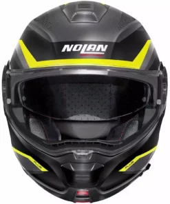 Modularer Motorradhelm P / J-Zulassung Nolan N100.5 Plus OVERLAND N-Com 033 Lavagrau Mattgelb -Nolan Verkäufe modularer motorradhelm p j zulassung nolan n100 5 plus overland n com 033 lavagrau mattgelb 109443
