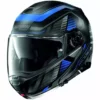 Modularer Motorradhelm P/J Zulassung Nolan N100.5 Plus STARBOARD N-Com 043 Matt Blau