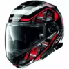Modularer Motorradhelm P/J Zulassung Nolan N100.5 Plus STARBOARD N-Com 045 Glossy Red