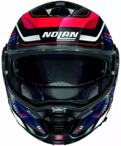 Modularer Motorradhelm P / J-Zulassung Nolan N100.5 Plus STARBOARD N-Com 048 Schwarz Rot Blau -Nolan Verkäufe modularer motorradhelm p j zulassung nolan n100 5 plus starboard n com 048 schwarz rot blau 132955