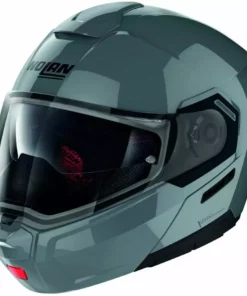 Modularer Motorradhelm P/J Zulassung Nolan N90.3 CLASSIC N-Com 008 Slate Grey
