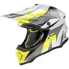 Moto Cross Enduro Helm Nolan N53 PORTLAND 061 Weiß Metall Gelb