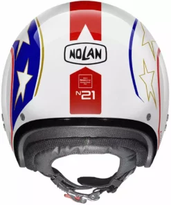 Motorradhelm Jet Nolan N21 OLD GLORY 090 Weißmetall -Nolan Verkäufe motorradhelm jet nolan n21 old glory 090 weissmetall 109747