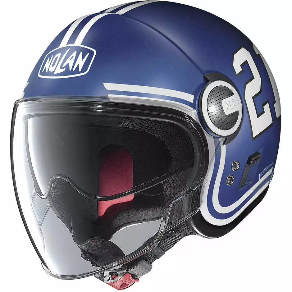 Motorradhelm Jet Nolan N21 Visier QUATERBACK 085 Imperator Matt Blue 1 Motorradhelm Jet Nolan N21 Visier QUATERBACK 085 Imperator Matt Blue