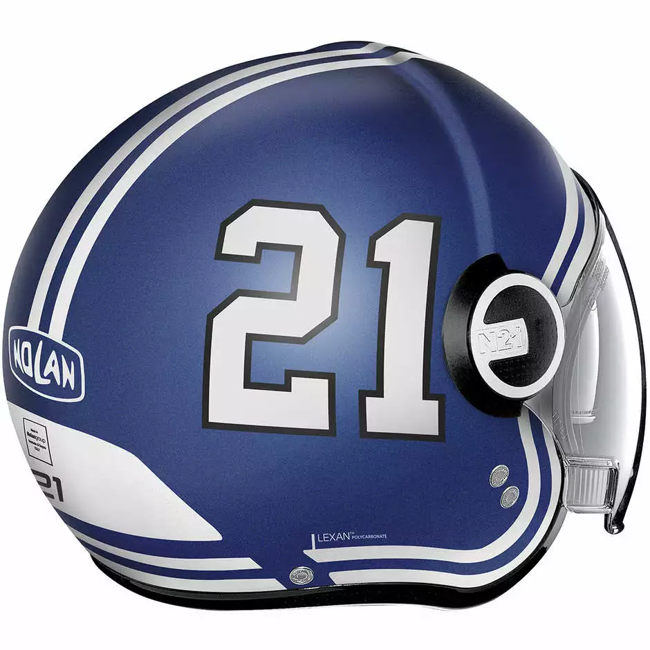 Motorradhelm Jet Nolan N21 Visier QUATERBACK 085 Imperator Matt Blue 2 Motorradhelm Jet Nolan N21 Visier QUATERBACK 085 Imperator Matt Blue – Bild 2