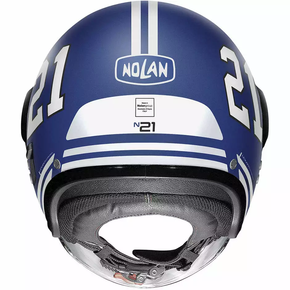 Motorradhelm Jet Nolan N21 Visier QUATERBACK 085 Imperator Matt Blue 3 Motorradhelm Jet Nolan N21 Visier QUATERBACK 085 Imperator Matt Blue – Bild 3