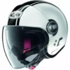 Motorradhelm Jet Nolan N21 VISOR DOLCE VITA 094 Weißmetall