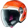 Motorradhelm Jet Nolan N21 VISOR PLAYA 090 Orange Led Opaque
