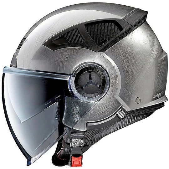 Motorradhelm Jet Nolan N33 EVO CLASSIC 102 Vulcan Grey Opaque 6 Motorradhelm Jet Nolan N33 EVO CLASSIC 102 Vulcan Grey Opaque – Bild 6